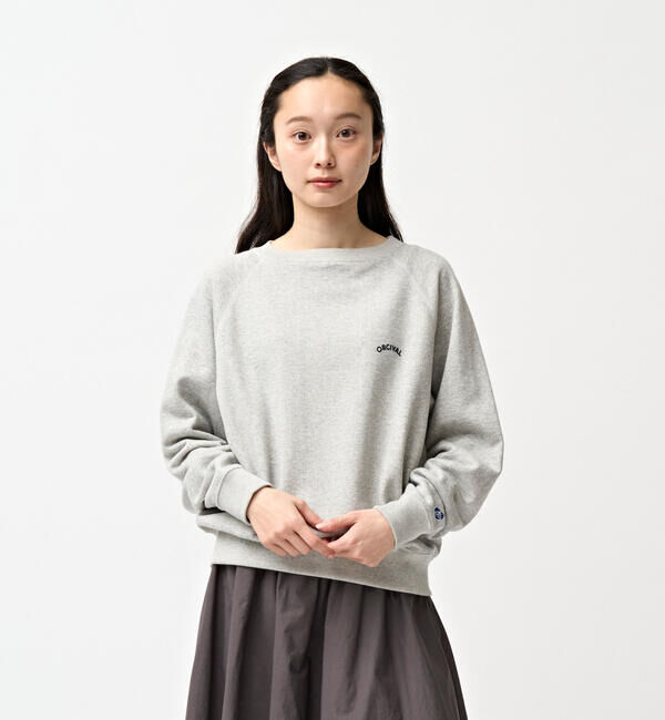 ORCIVAL「ORCIVAL | コットン裏毛 ボートネックプルオーバー WOMEN」|スウェット・ジャージ|