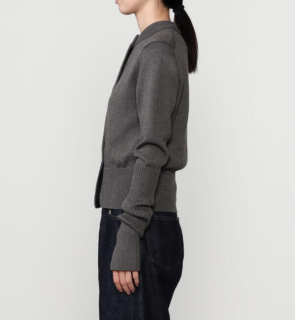  「THE SHINZONE | LONG RIB CARDIGAN WOMEN」|ニット・セーター|