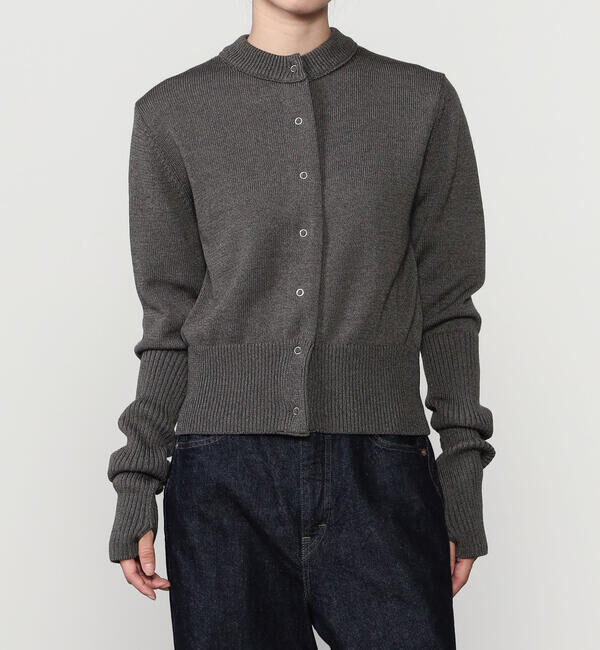  「THE SHINZONE | LONG RIB CARDIGAN WOMEN」|ニット・セーター|