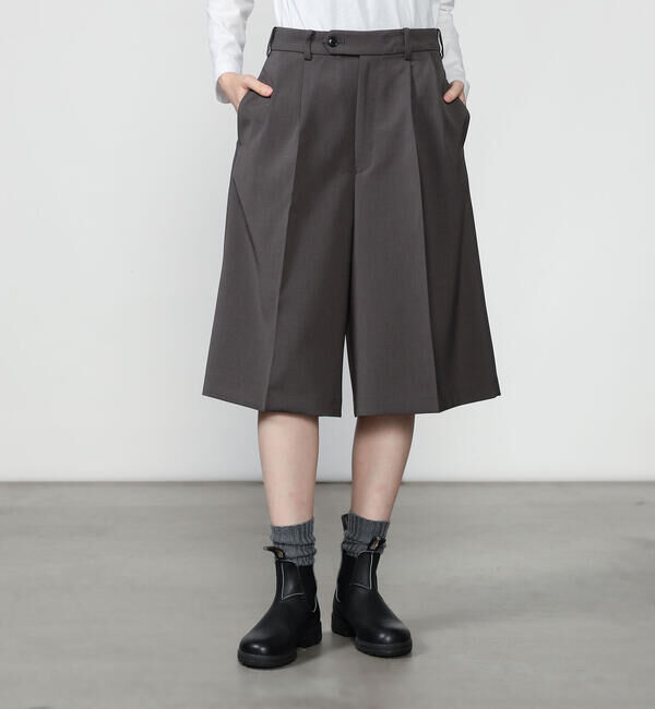 Morris & Sons「MORRIS & SONS | 2タック ショートパンツ WOMEN」|その他|
