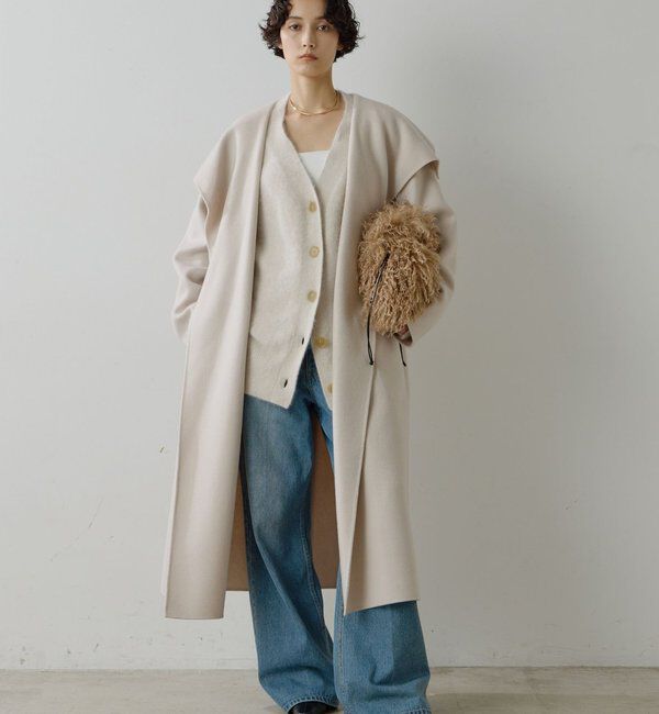  「カシミヤオーバーカラーコート」|その他|