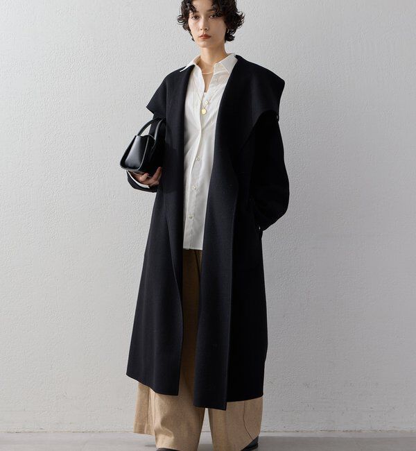  「カシミヤオーバーカラーコート」|その他|
