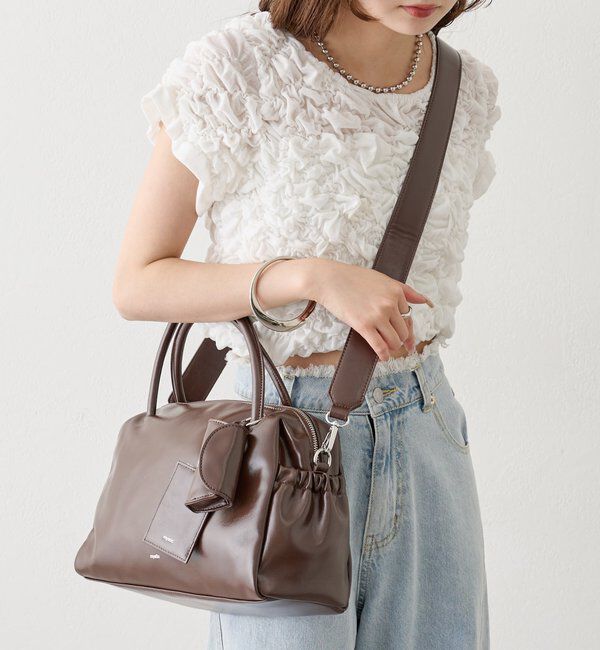  「サイドポケットボストンBAG」|ボストンバッグ|