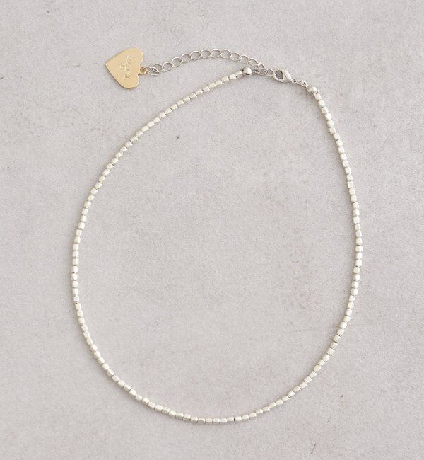  「Lara メタルビーズネックレス」|リング|