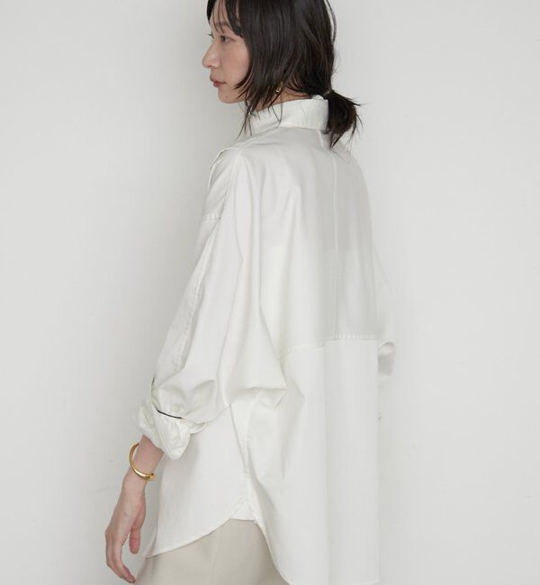  「《WEB限定リバイバルアイテム/累計販売１万枚達成》サテンBIGシャツ」|シャツ・ブラウス|