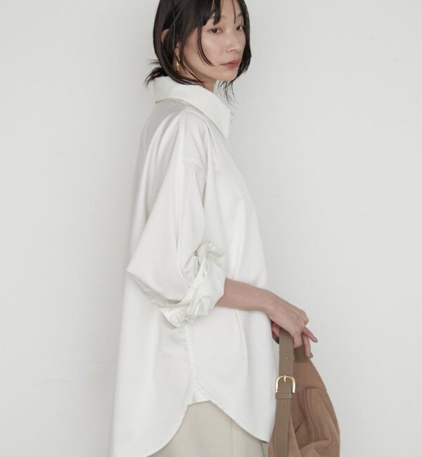  「《WEB限定リバイバルアイテム/累計販売１万枚達成》サテンBIGシャツ」|シャツ・ブラウス|