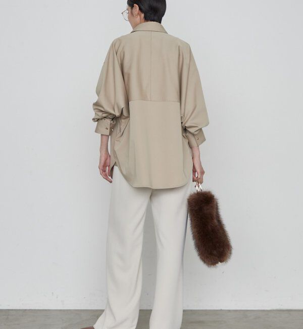  「《WEB限定リバイバルアイテム/累計販売１万枚達成》サテンBIGシャツ」|シャツ・ブラウス|