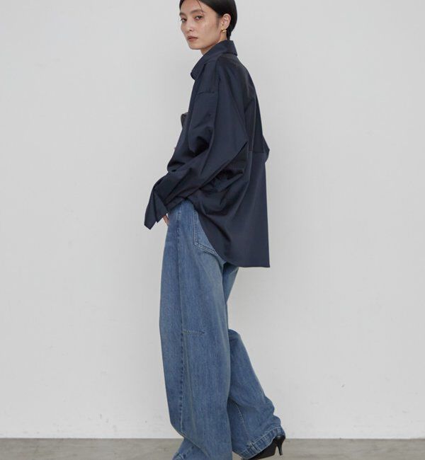  「《WEB限定リバイバルアイテム/累計販売１万枚達成》サテンBIGシャツ」|シャツ・ブラウス|