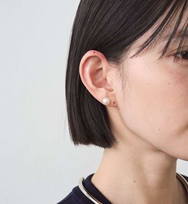  「8mmパール一粒ピアス」|ピアス|