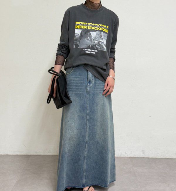  「シアーチュールハイネックプルオーバー」|Tシャツ・カットソー|