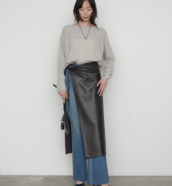  「《万能トップス》【JAPAN MADE】ストレッチジョーゼットプルオーバー」|シャツ・ブラウス|