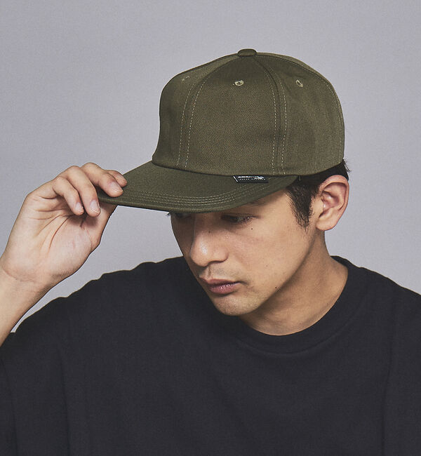 ABAHOUSE「【Cordura NYCO】コーデュラナイコ バックサテン フラットキャップ」|その他|モスグリーン