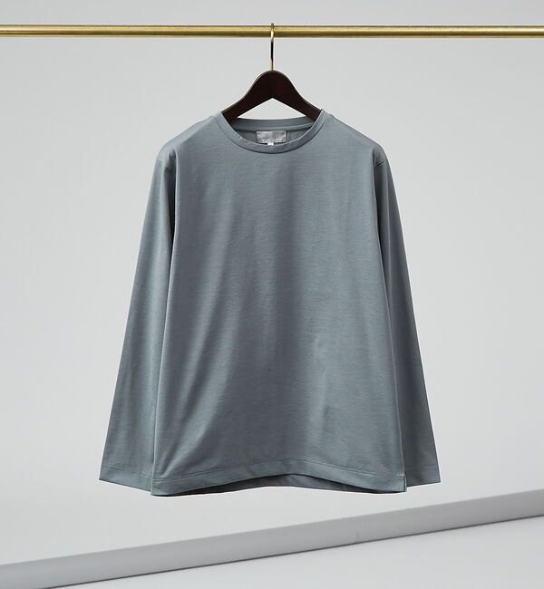 ABAHOUSE「エアファンクション 長袖Tシャツ」|Tシャツ・カットソー|サックスブルー