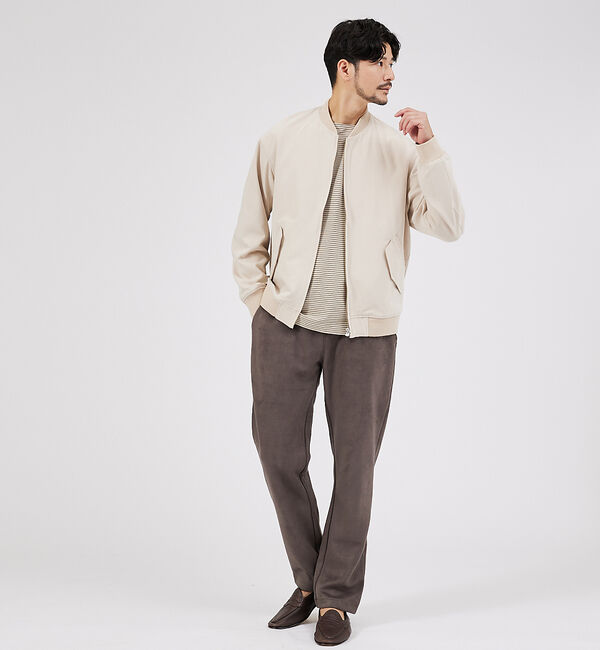 ABAHOUSE「【セットアップ対応】ネオスエード スリムイージーパンツ / シルキータッチ」|その他|