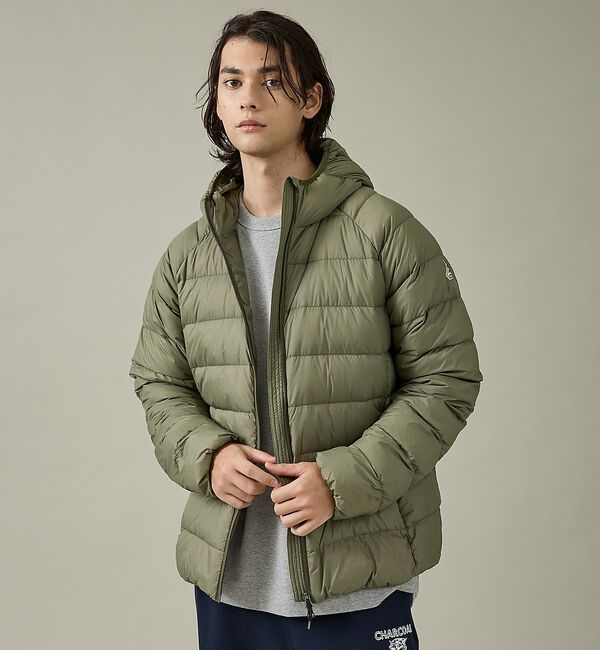 ABAHOUSE「【PYRENEX / ピレネックス】HMY026 / ARIAL HOODED」|ダウン|カーキ