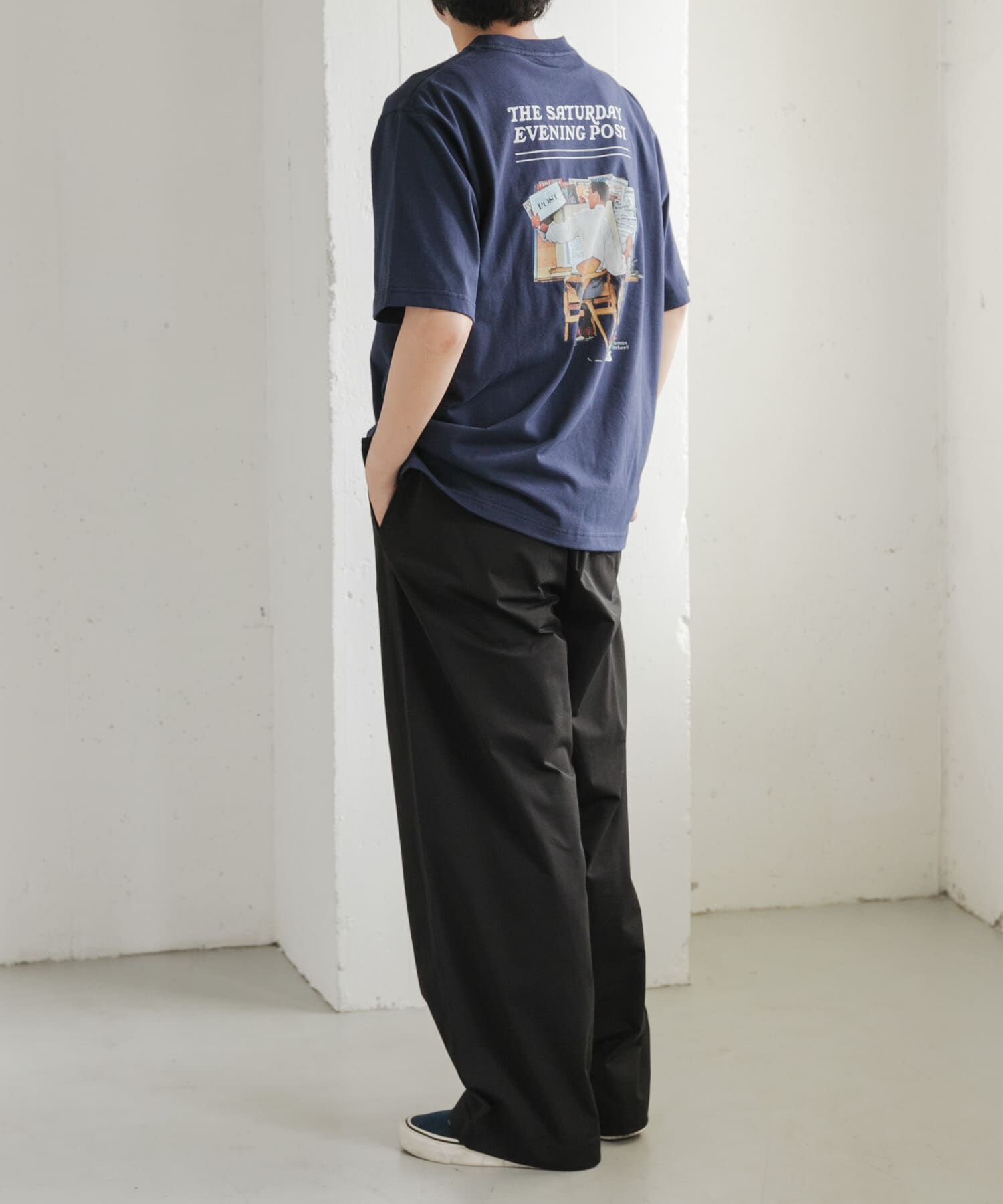 URBAN RESEARCH DOORS「FORK&SPOON　バックプリントTシャツ」|Tシャツ・カットソー|