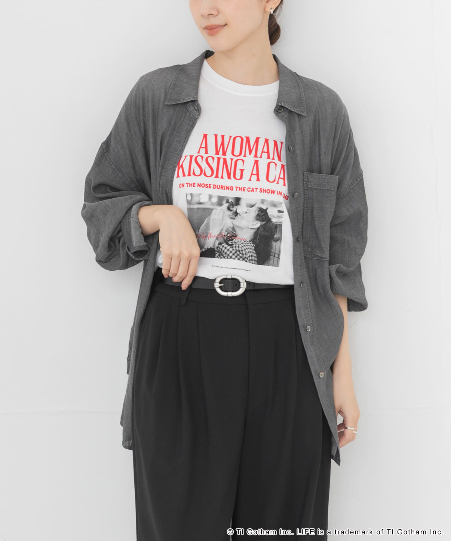 URBAN RESEARCH「『別注』GOOD ROCK SPEED&times;URBAN RESEARCH　CAT T-SHIRTS」|Tシャツ・カットソー|