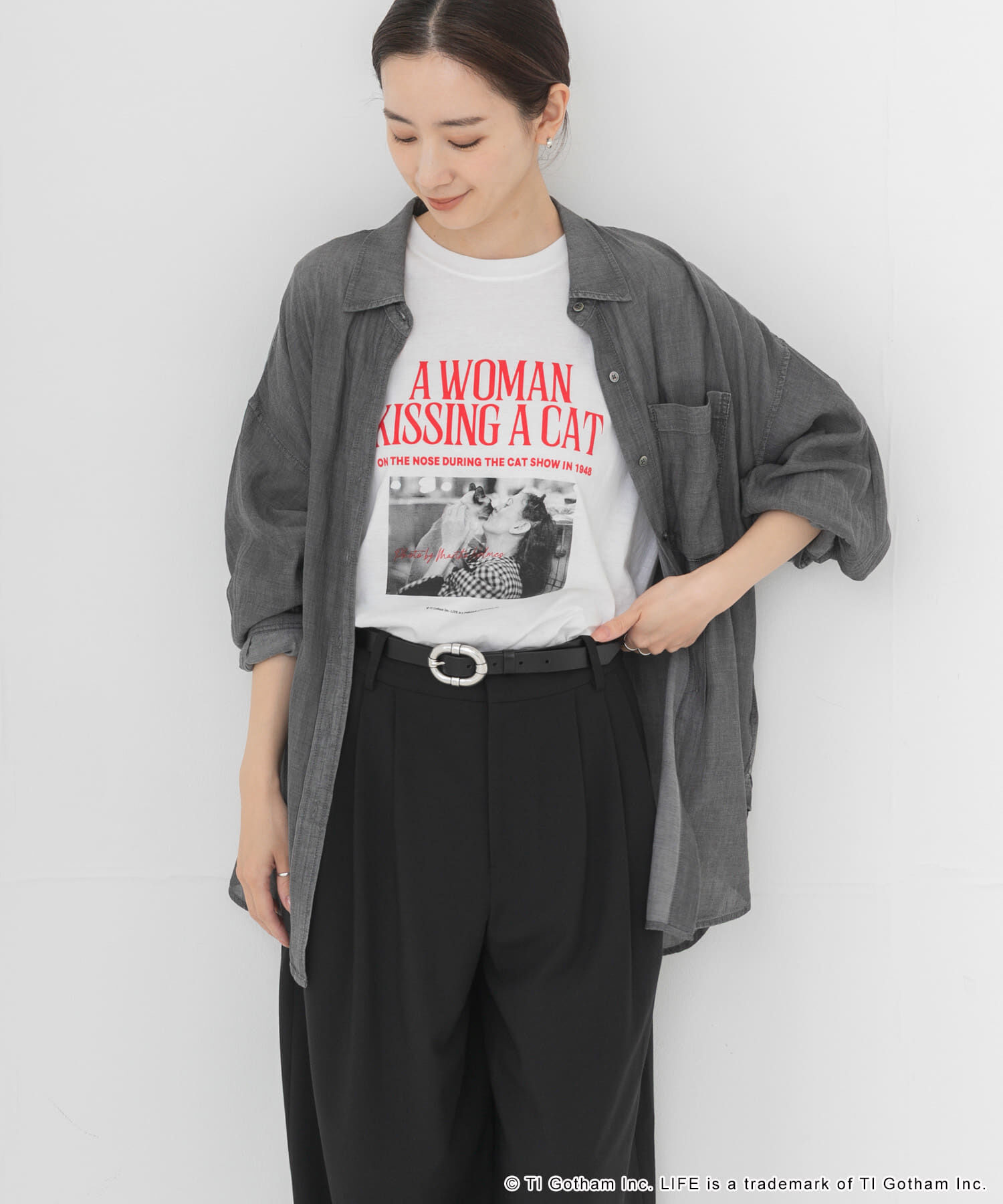 URBAN RESEARCH「『別注』GOOD ROCK SPEED&times;URBAN RESEARCH　CAT T-SHIRTS」|Tシャツ・カットソー|