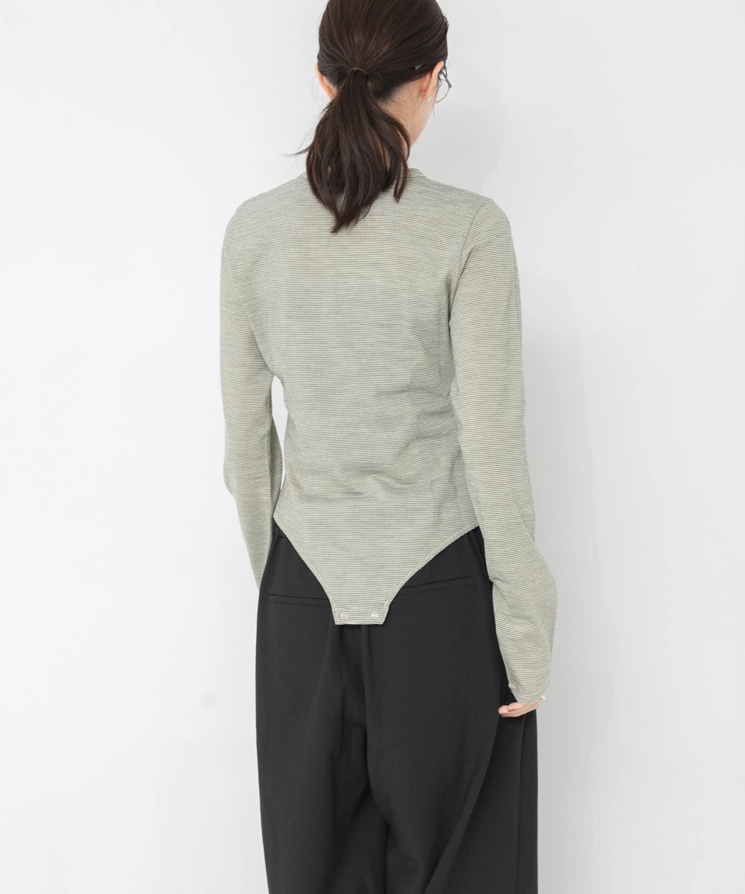 URBAN RESEARCH「new basic　WASHABLE WOOL CONTOUR TOP」|Tシャツ・カットソー|