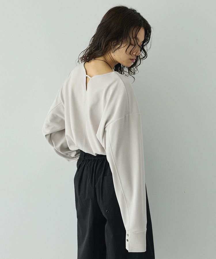 GARAGE OF GOOD CLOTHING「【日本製】ジョーゼットジャージ-2WayTブラウス」|シャツ・ブラウス|