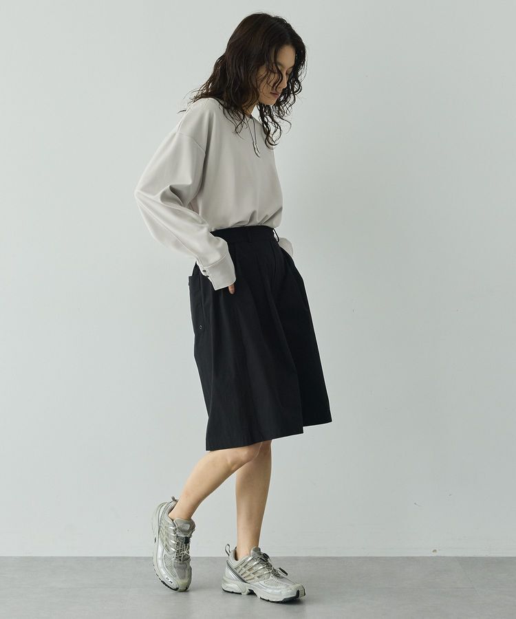 GARAGE OF GOOD CLOTHING「【日本製】ジョーゼットジャージ-2WayTブラウス」|シャツ・ブラウス|