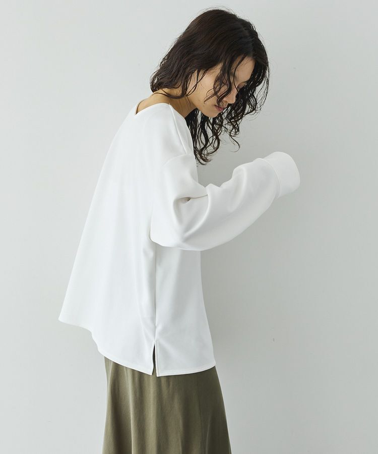 GARAGE OF GOOD CLOTHING「【日本製】ジョーゼットジャージ-2WayTブラウス」|シャツ・ブラウス|