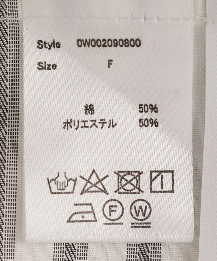 GARAGE OF GOOD CLOTHING「ラッフルストライプ2WAYブラウス」|シャツ・ブラウス|
