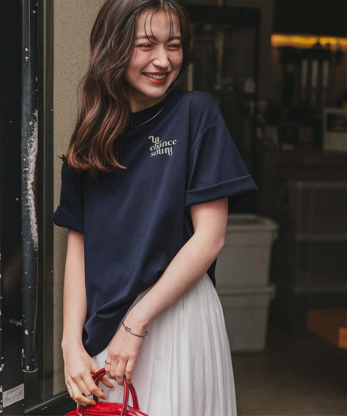 titivate「バックロゴゆるっとTシャツ」|Tシャツ・カットソー|