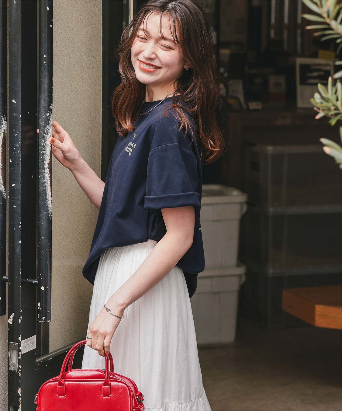 titivate「バックロゴゆるっとTシャツ」|Tシャツ・カットソー|
