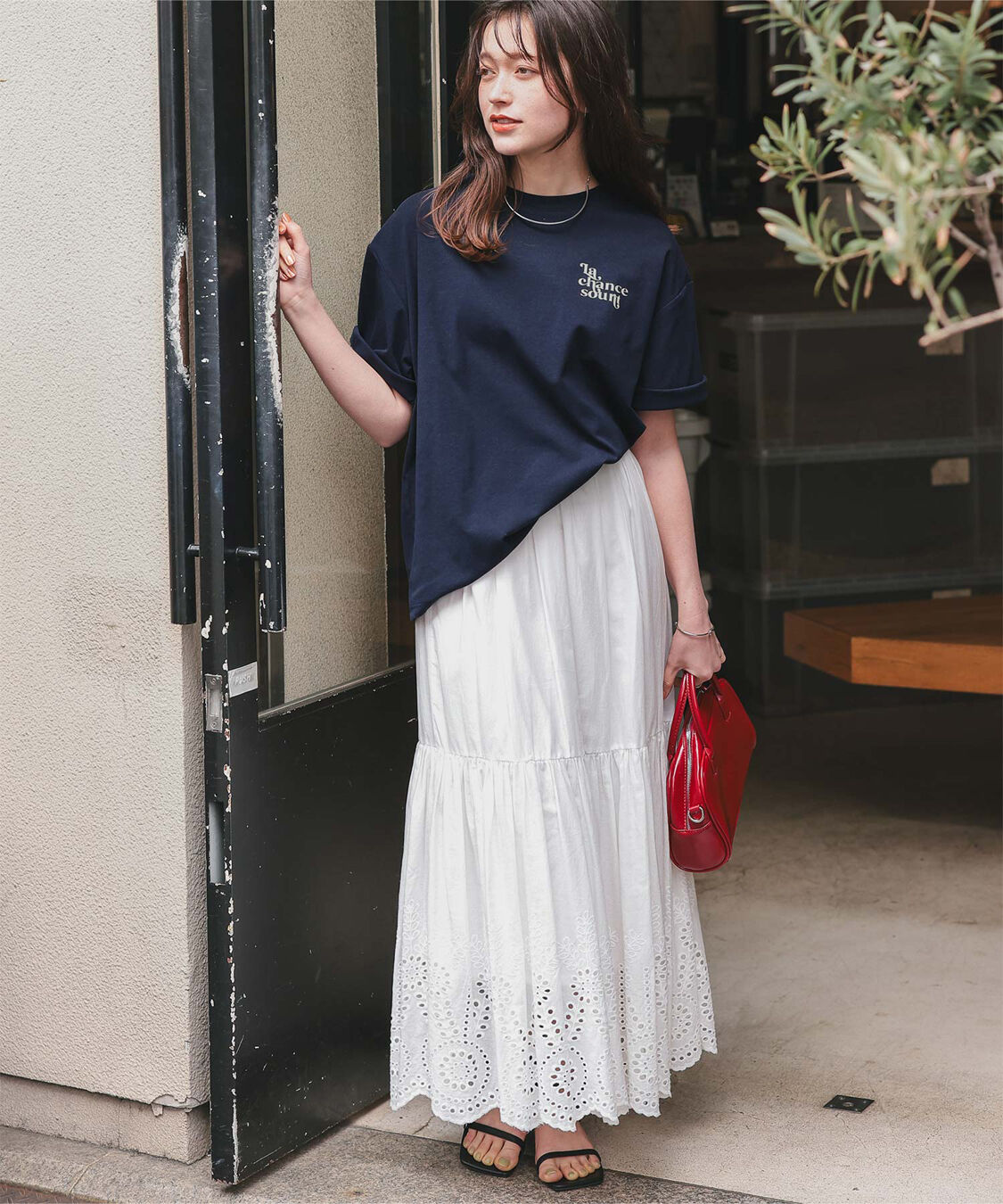 titivate「バックロゴゆるっとTシャツ」|Tシャツ・カットソー|