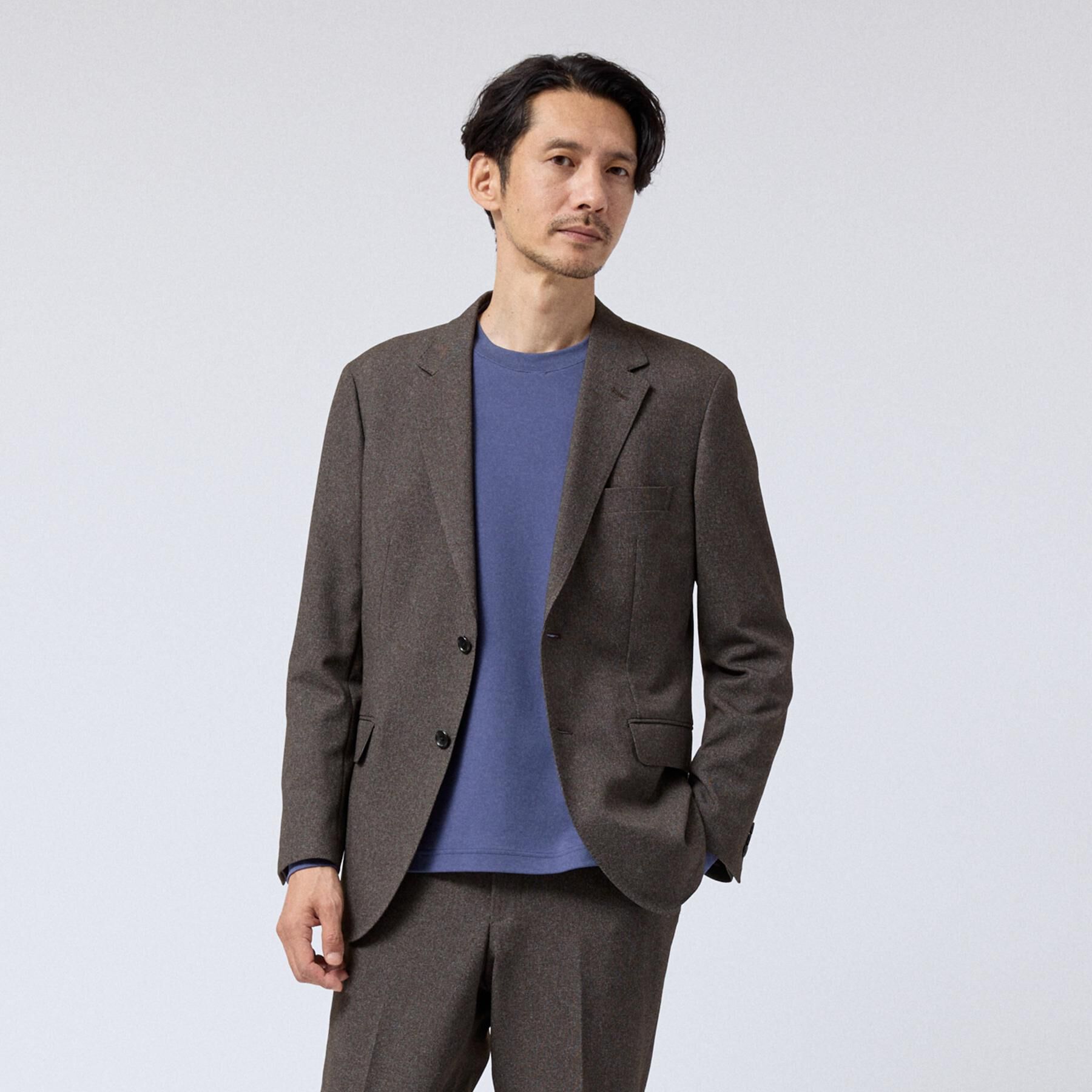 TAKEO KIKUCHI「ウールライクキャットフット ジャケット」|テーラードジャケット|
