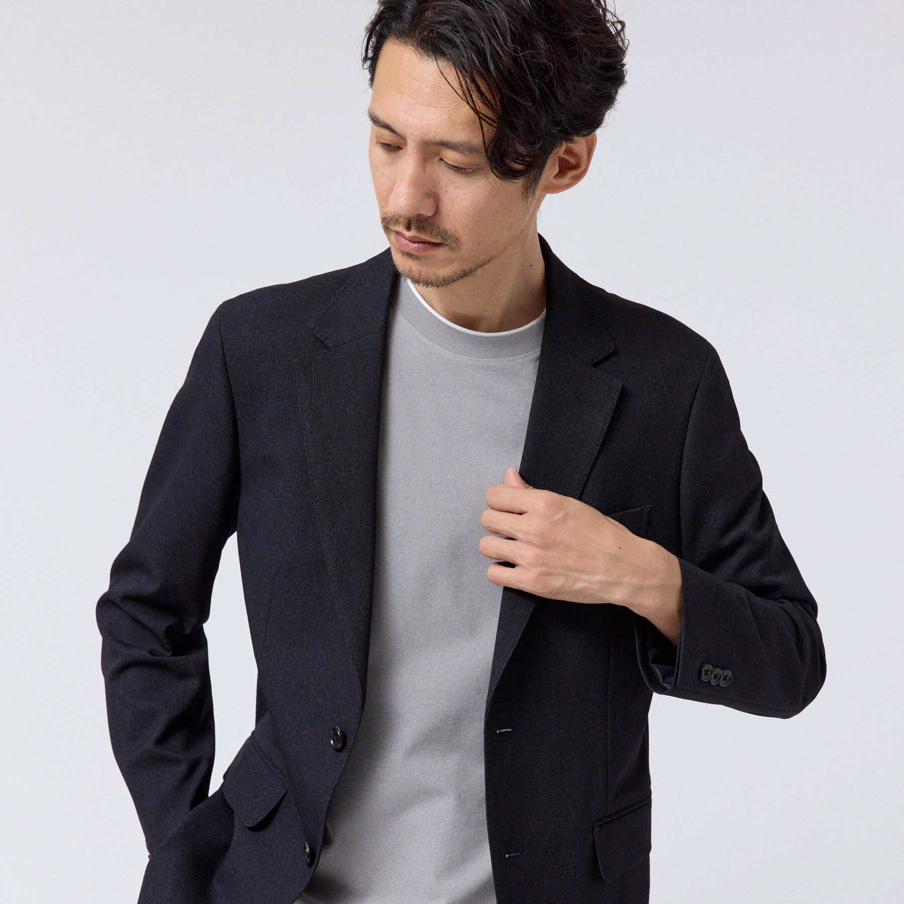 TAKEO KIKUCHI「ウールライクキャットフット ジャケット」|テーラードジャケット|