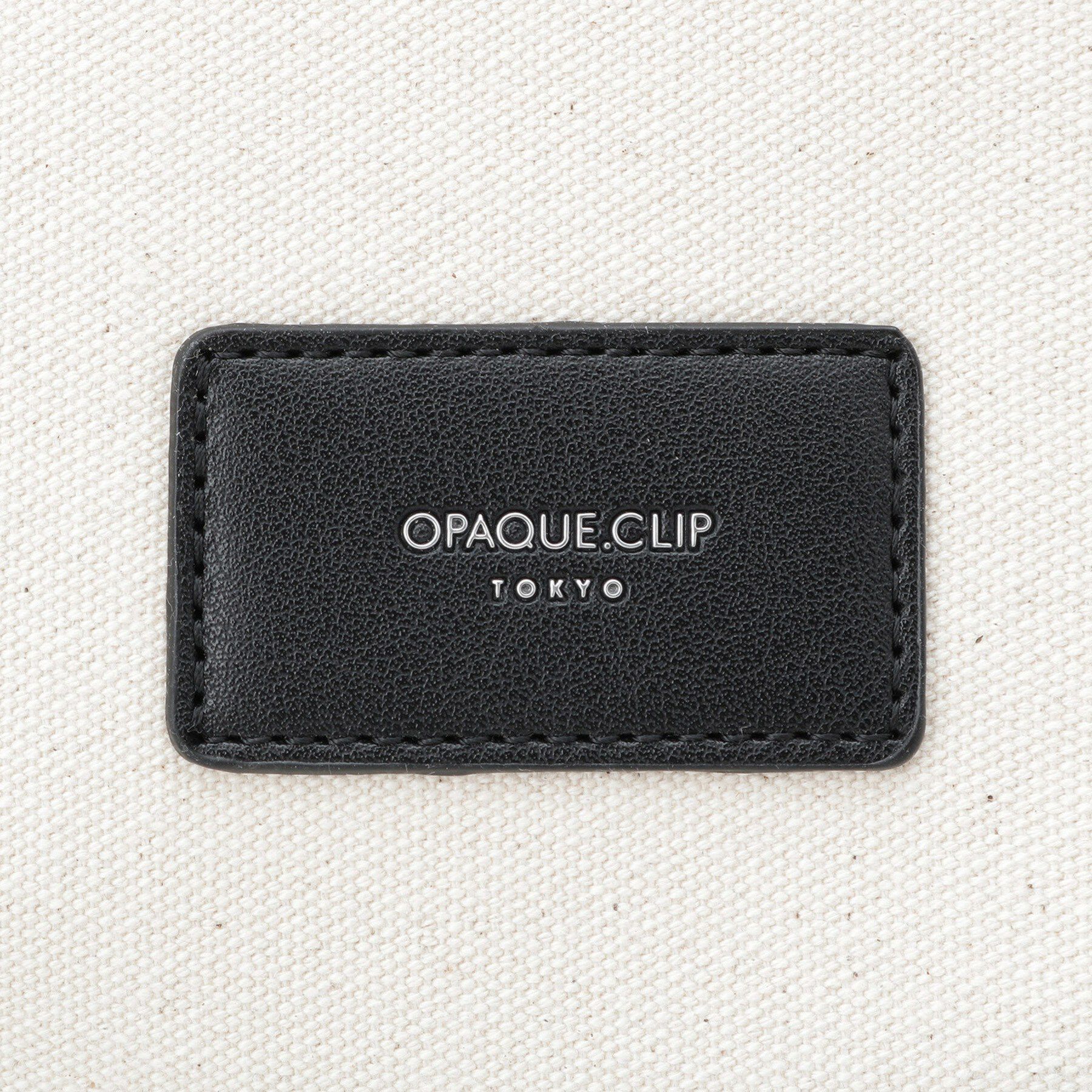 OPAQUE.CLIP「合皮パイピングワイドトート」|トートバッグ|
