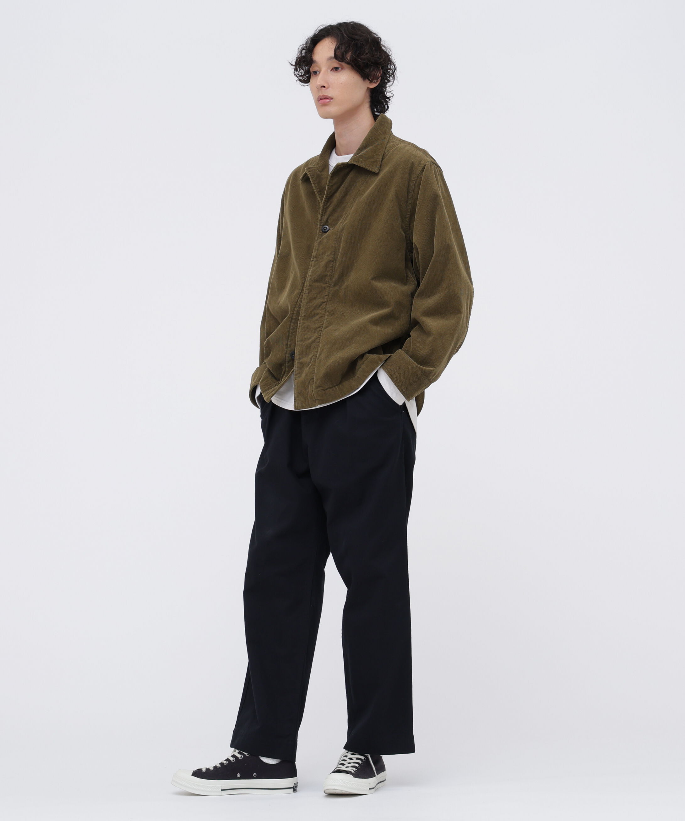 MHL.「DRY COTTON NEEDLECORD SHIRT」|シャツ・ブラウス|