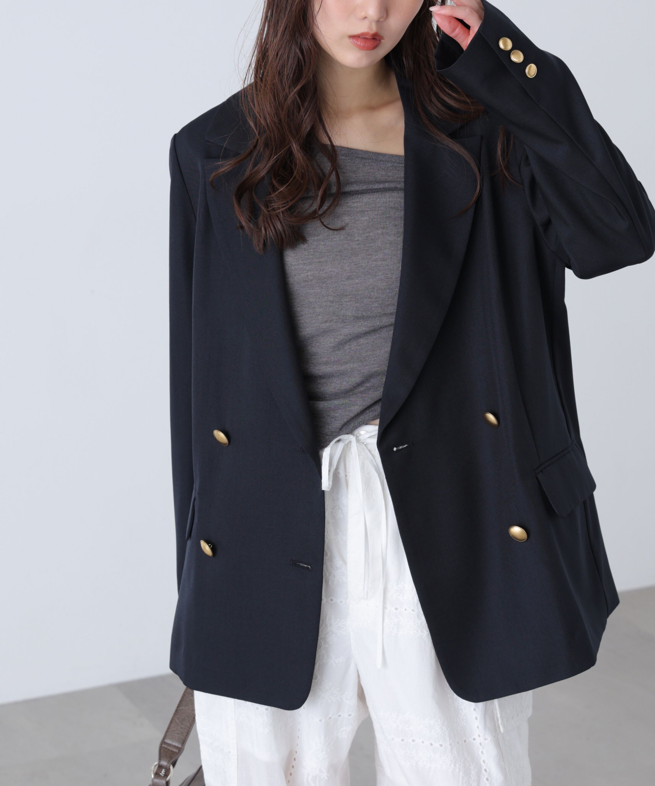  「金ボタンダブルブレストジャケット」|その他|