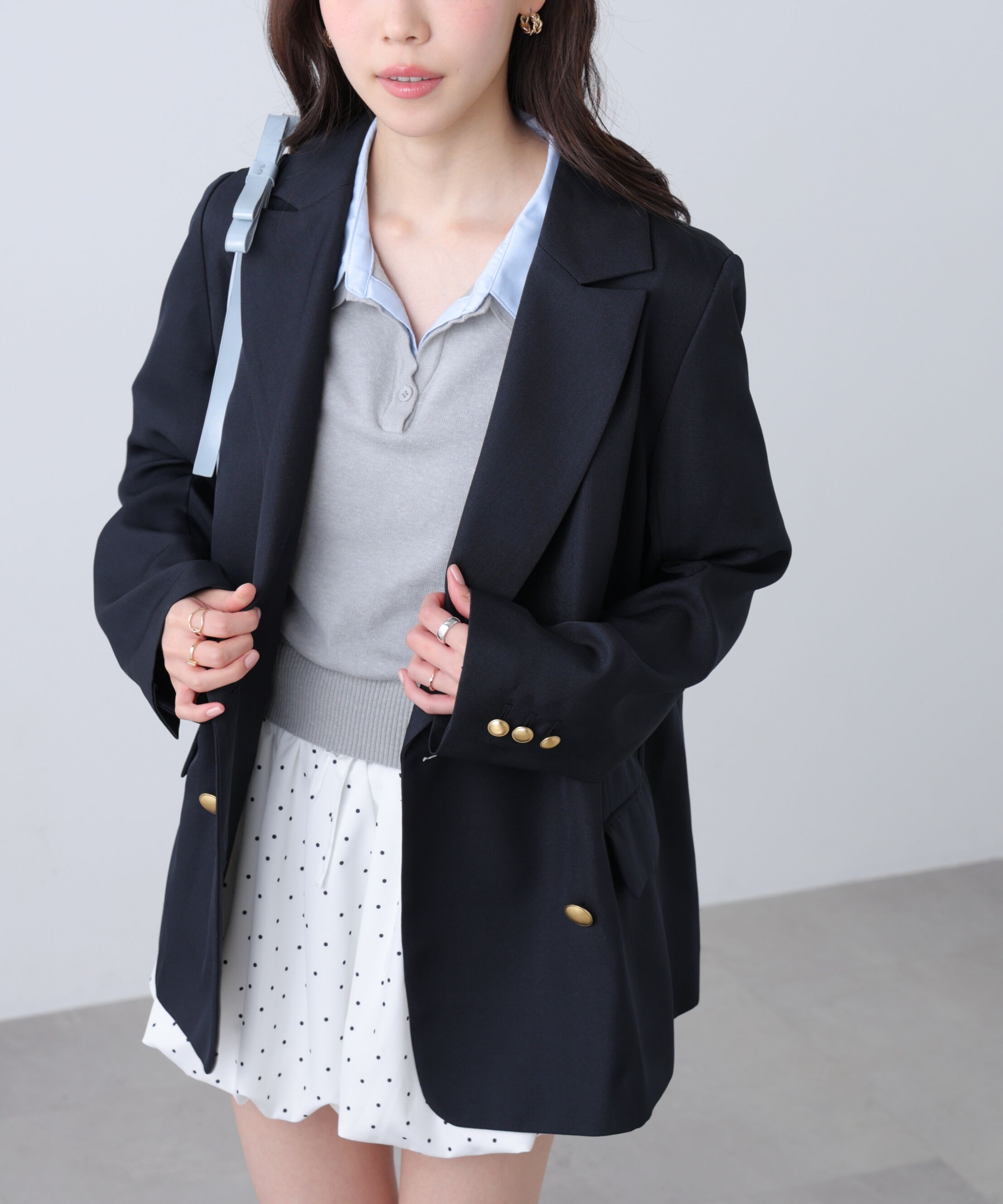  「金ボタンダブルブレストジャケット」|その他|