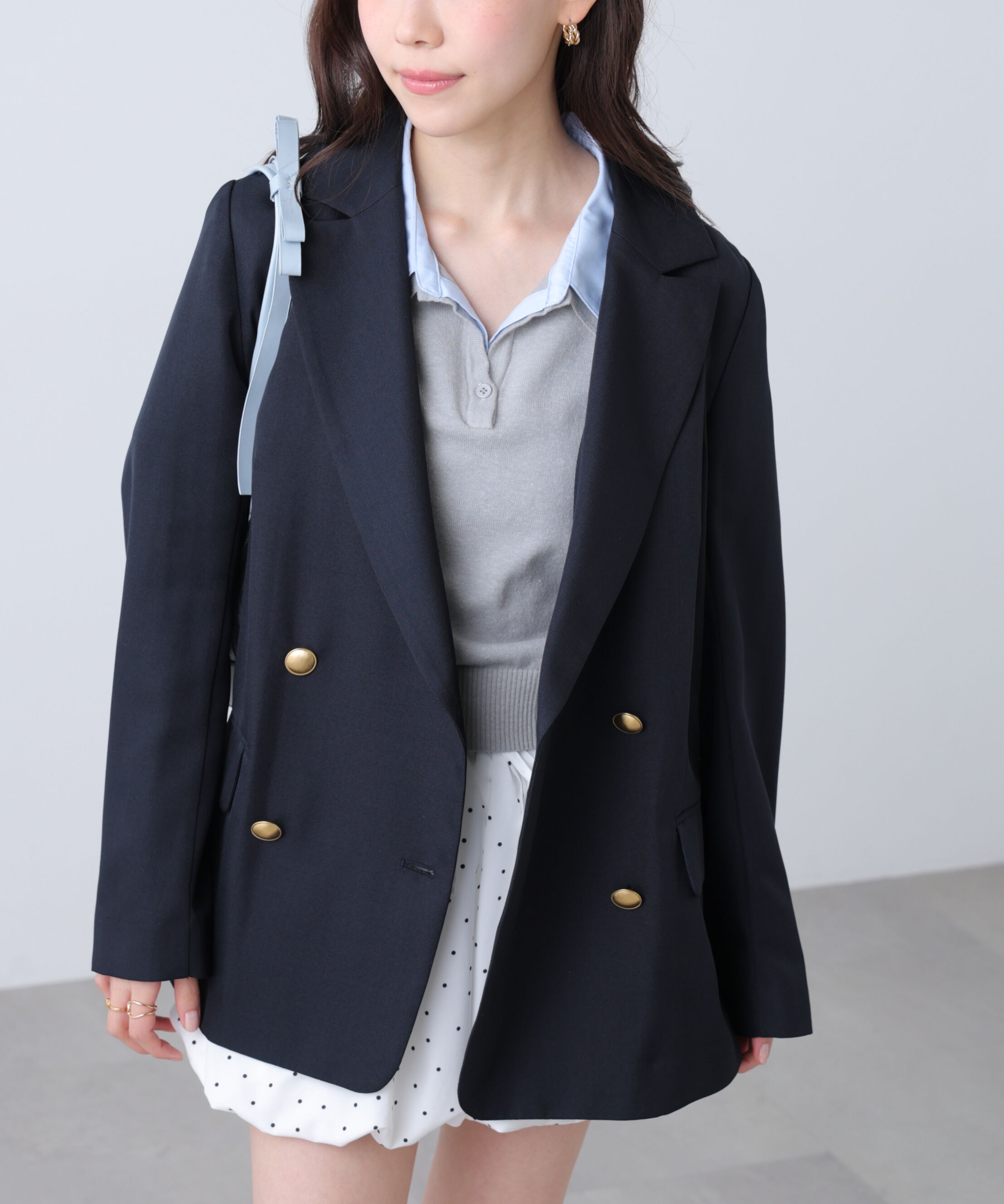  「金ボタンダブルブレストジャケット」|その他|