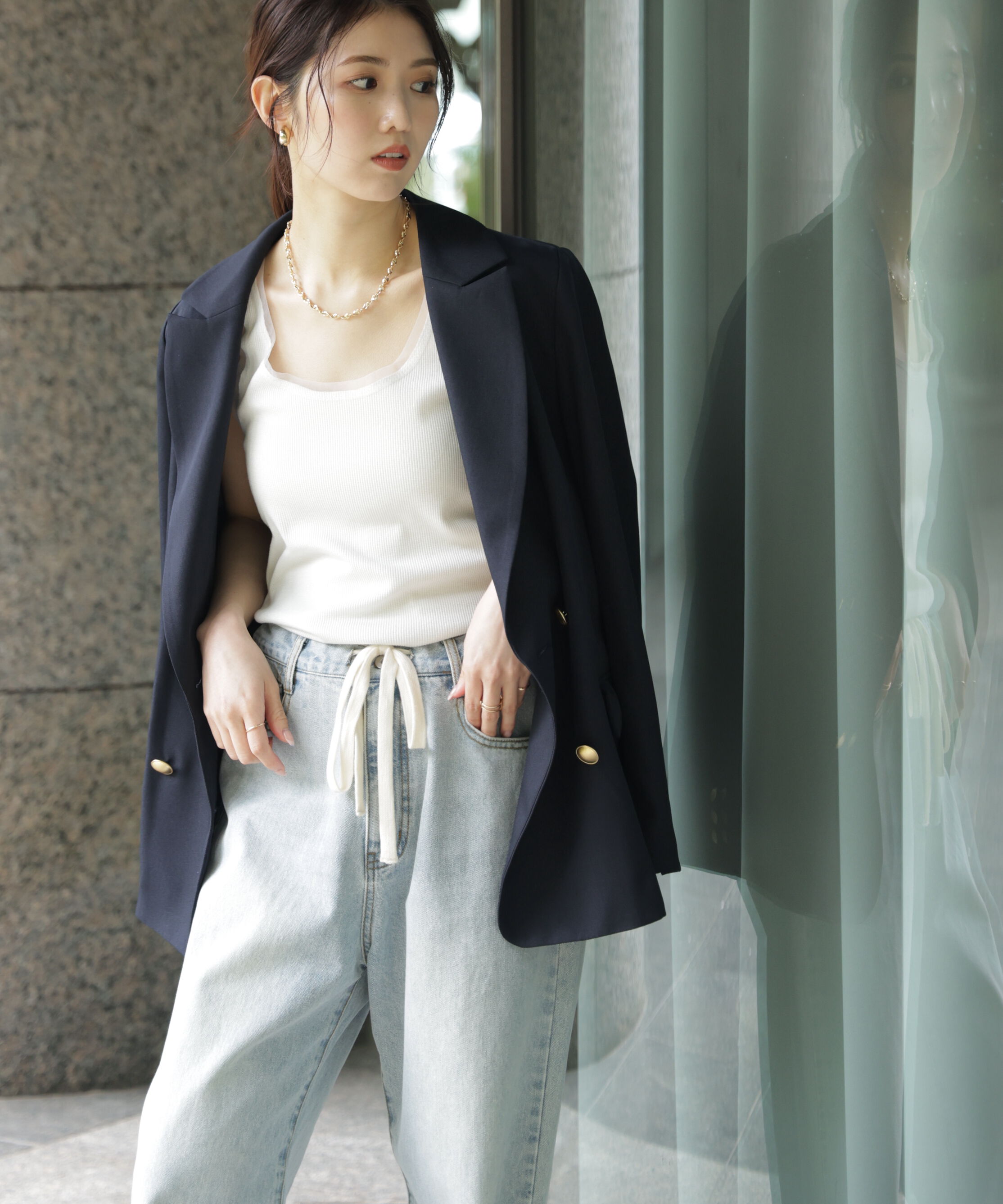  「金ボタンダブルブレストジャケット」|その他|