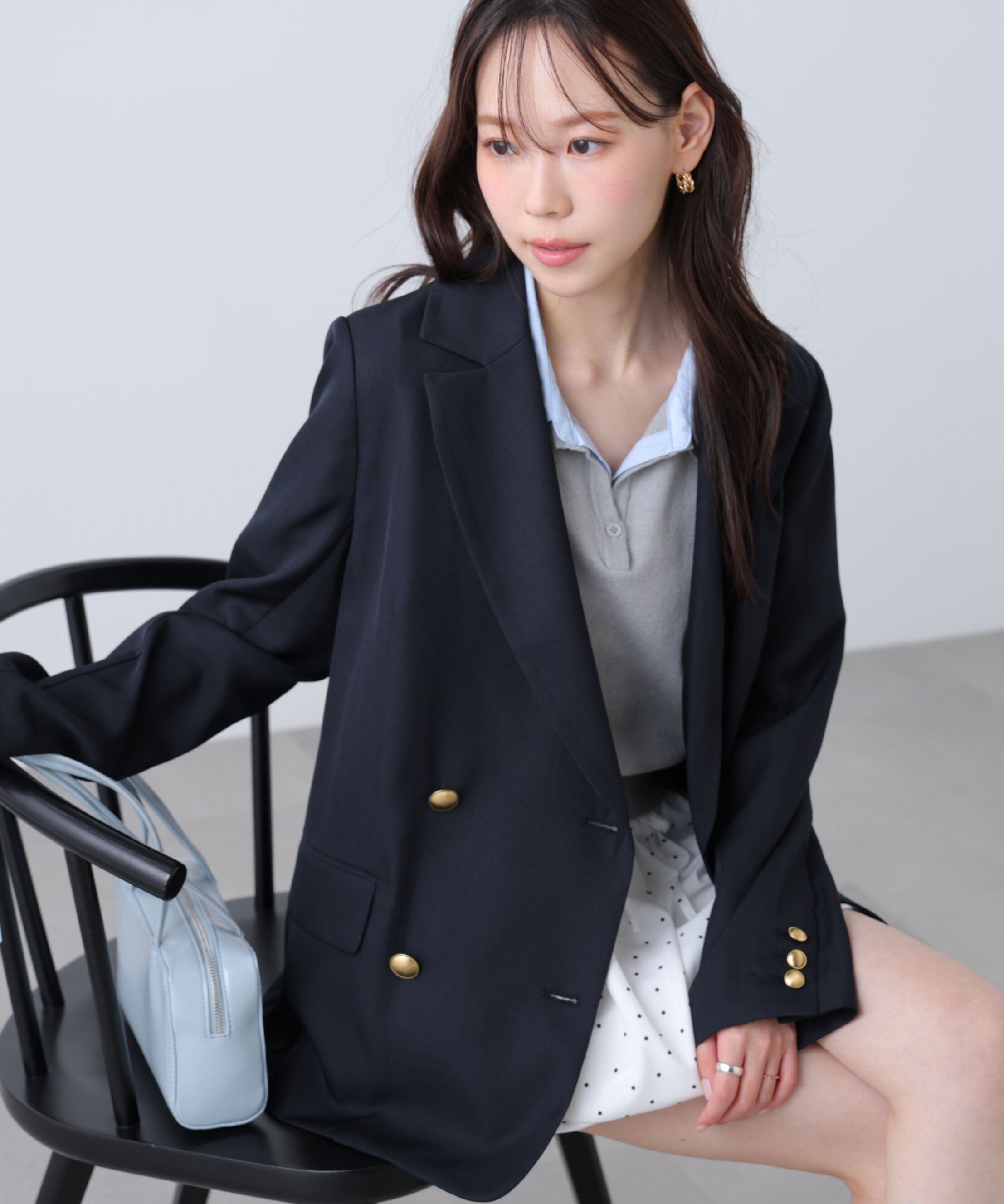  「金ボタンダブルブレストジャケット」|その他|