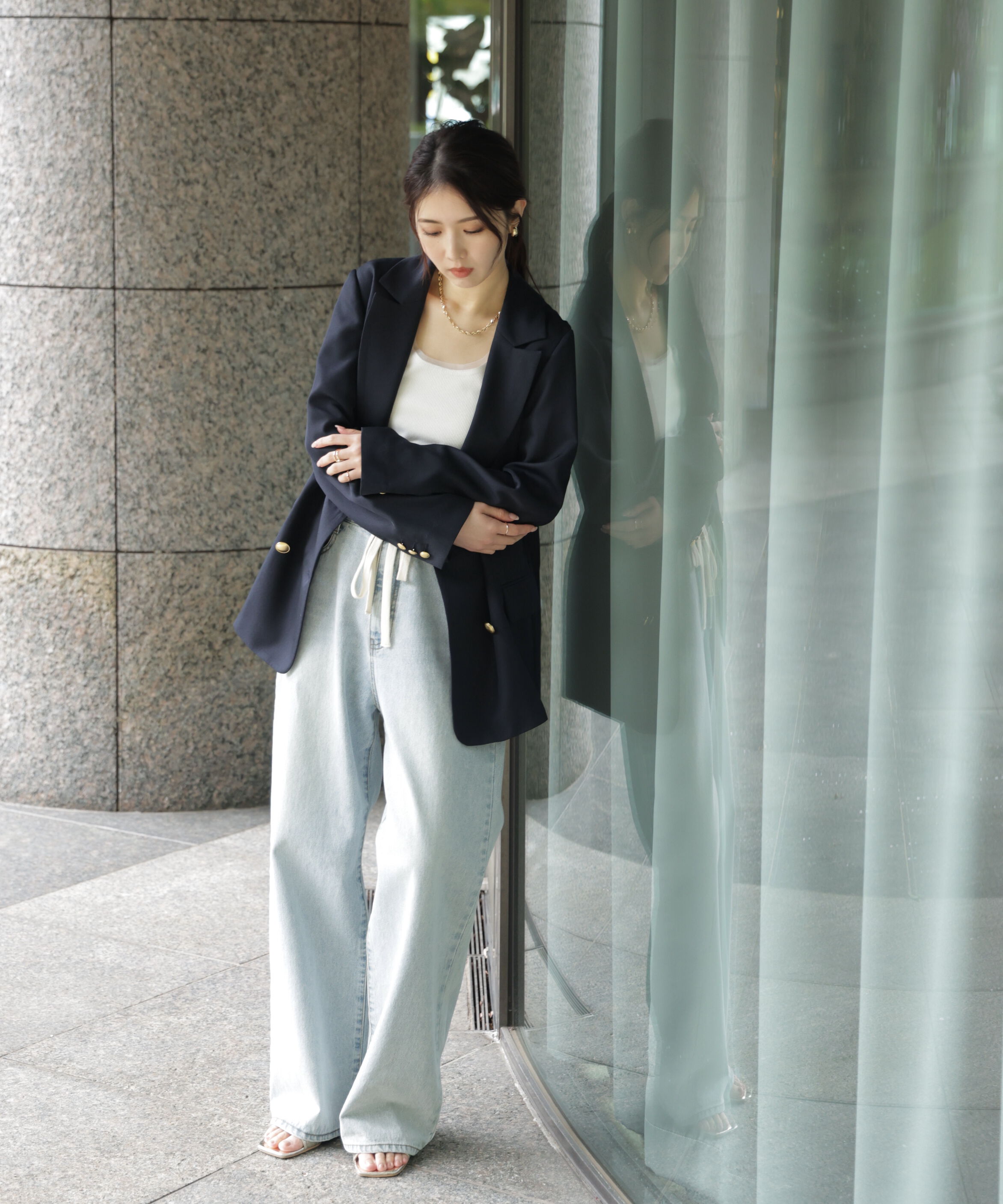  「金ボタンダブルブレストジャケット」|その他|