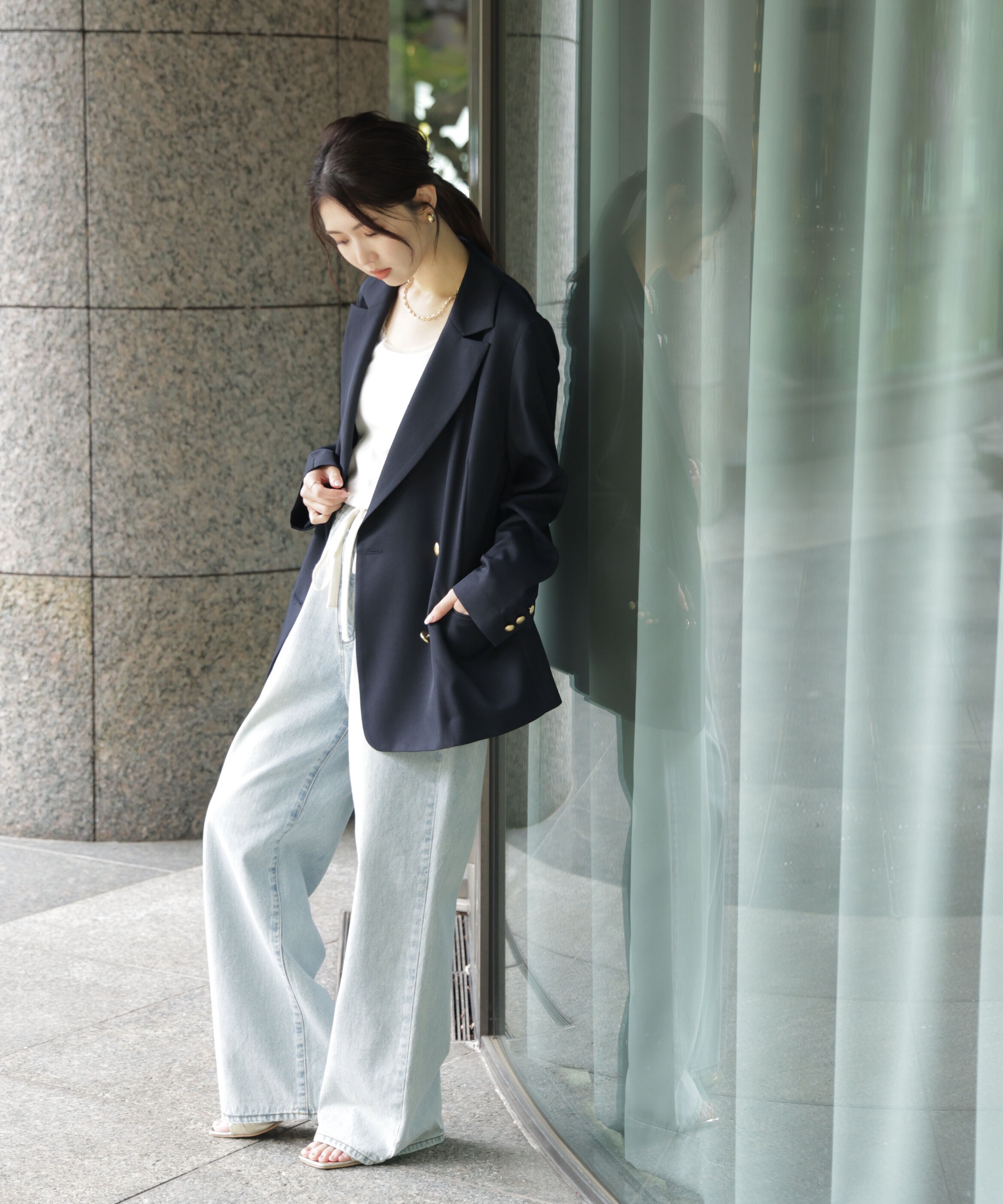  「金ボタンダブルブレストジャケット」|その他|
