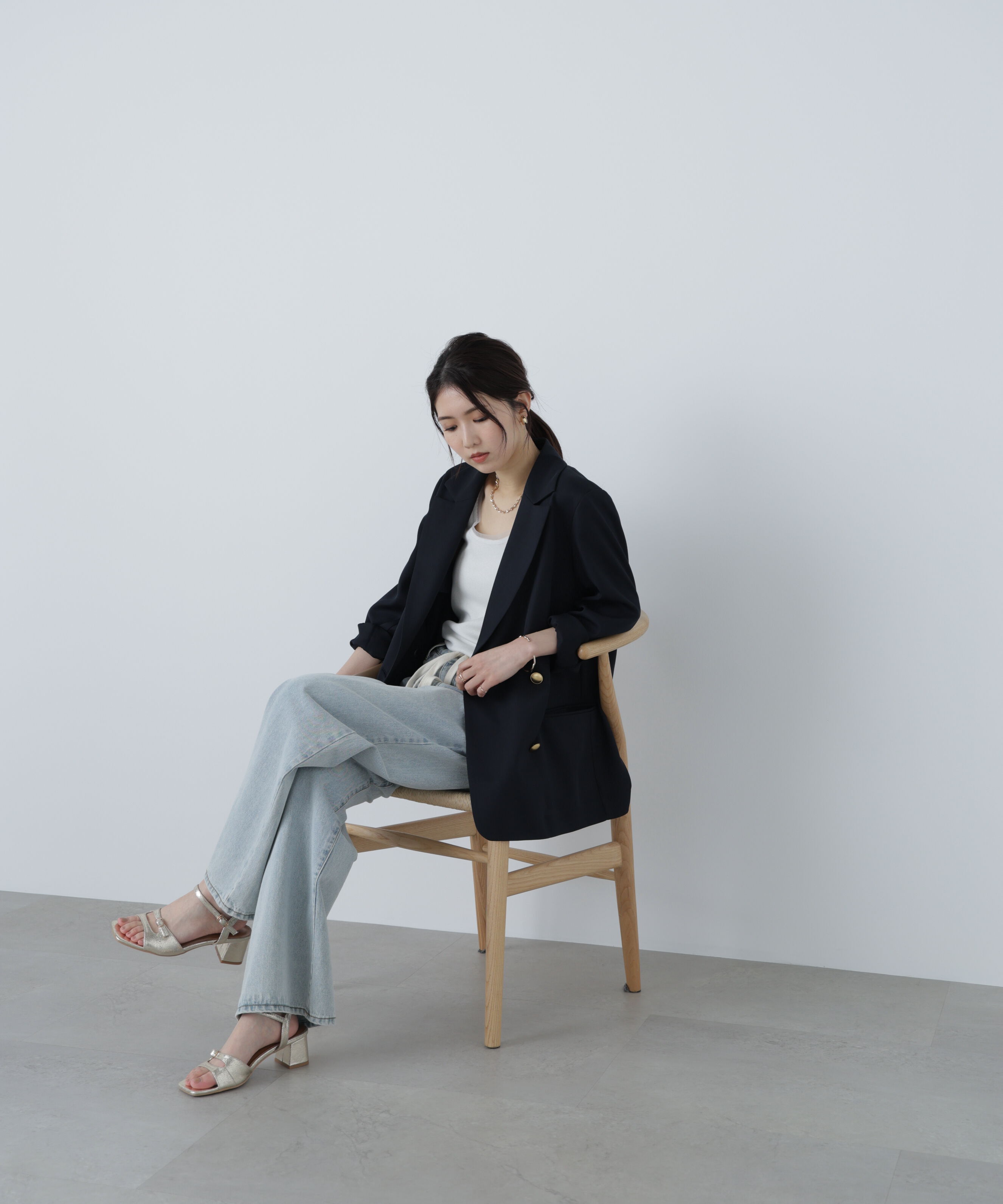  「金ボタンダブルブレストジャケット」|その他|