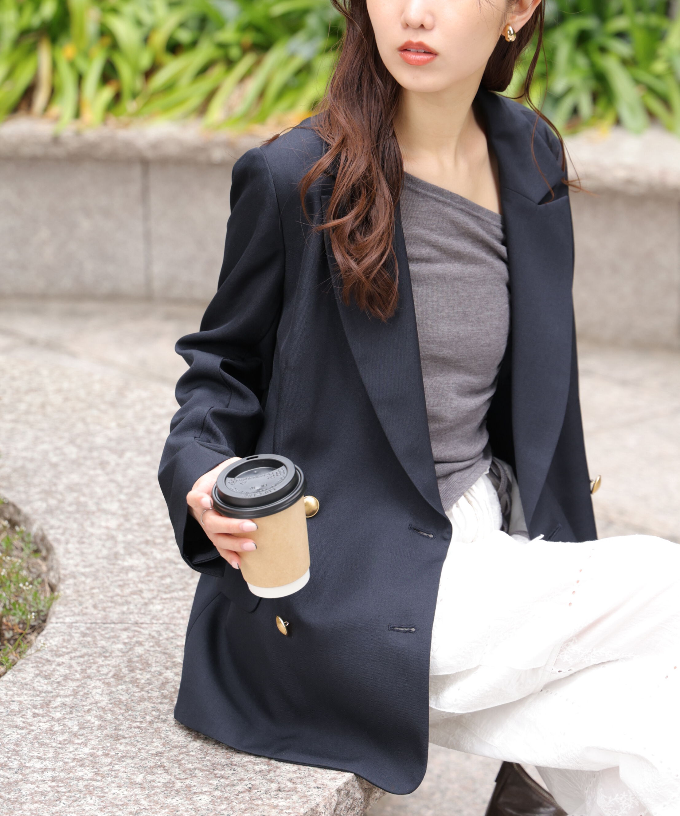  「金ボタンダブルブレストジャケット」|その他|