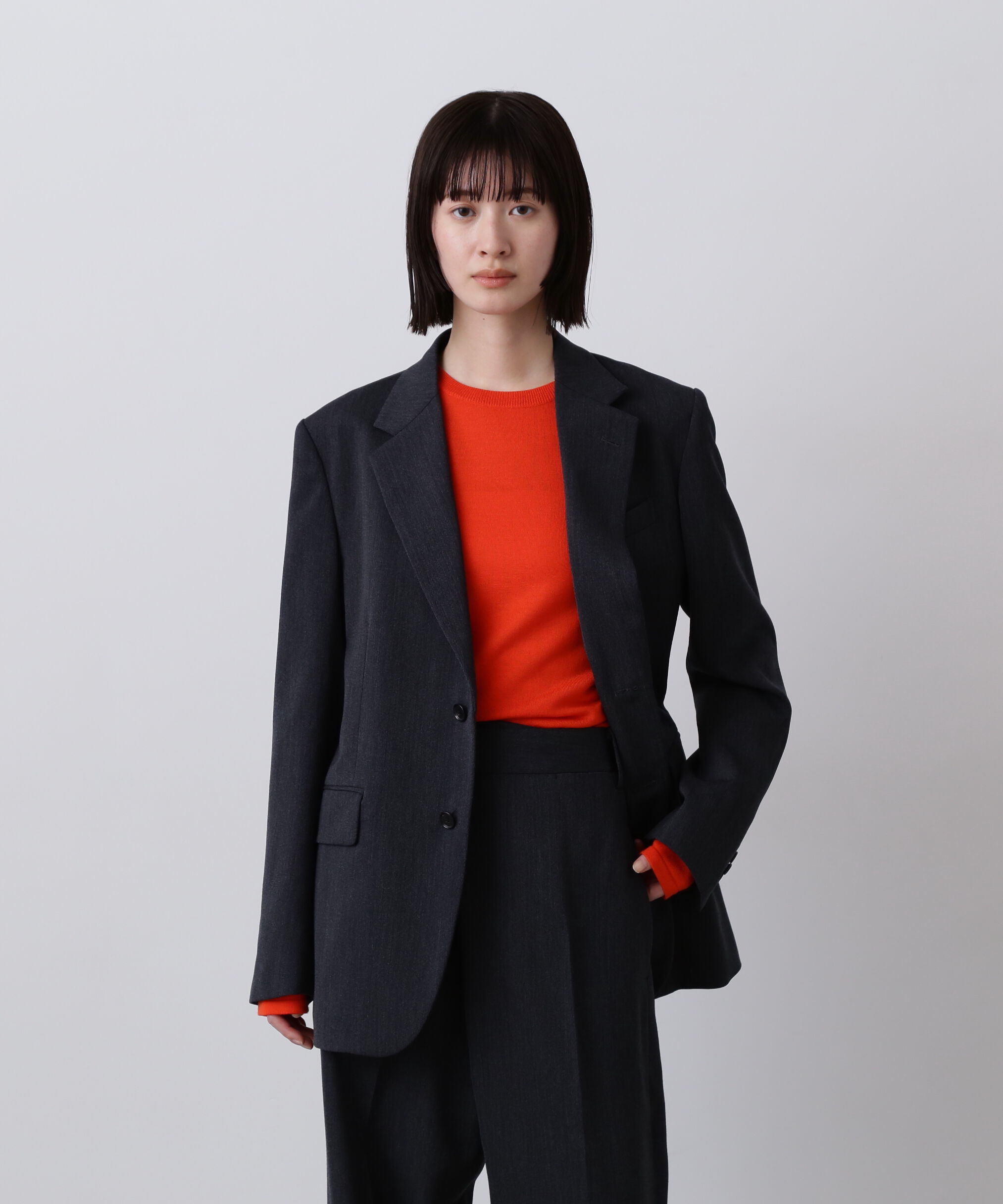 YLEVE 「YLEVE / 2/72 WOOL TRICHOTINE  JACKET」|その他|グレー