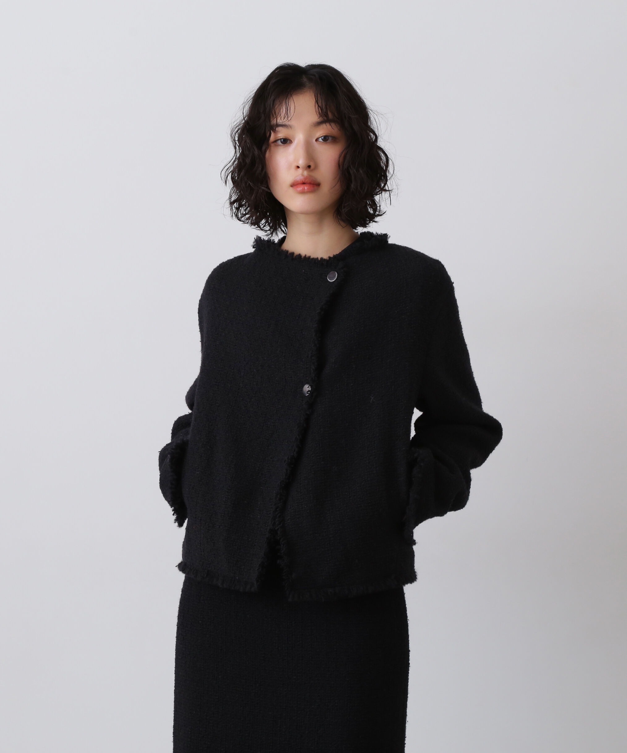 YLEVE 「YLEVE / TWEED COLLARLESS JACKET」|その他|