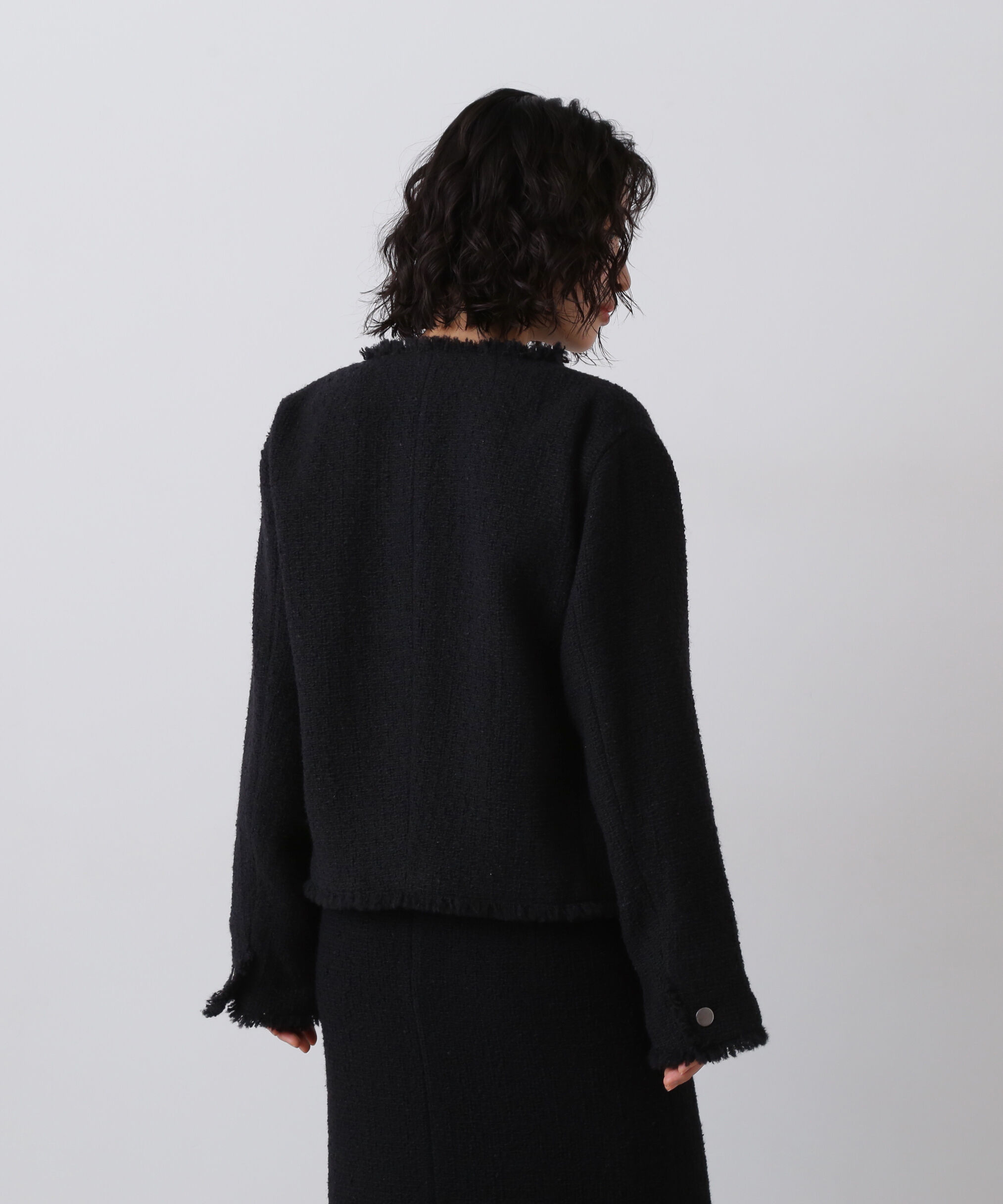YLEVE 「YLEVE / TWEED COLLARLESS JACKET」|その他|