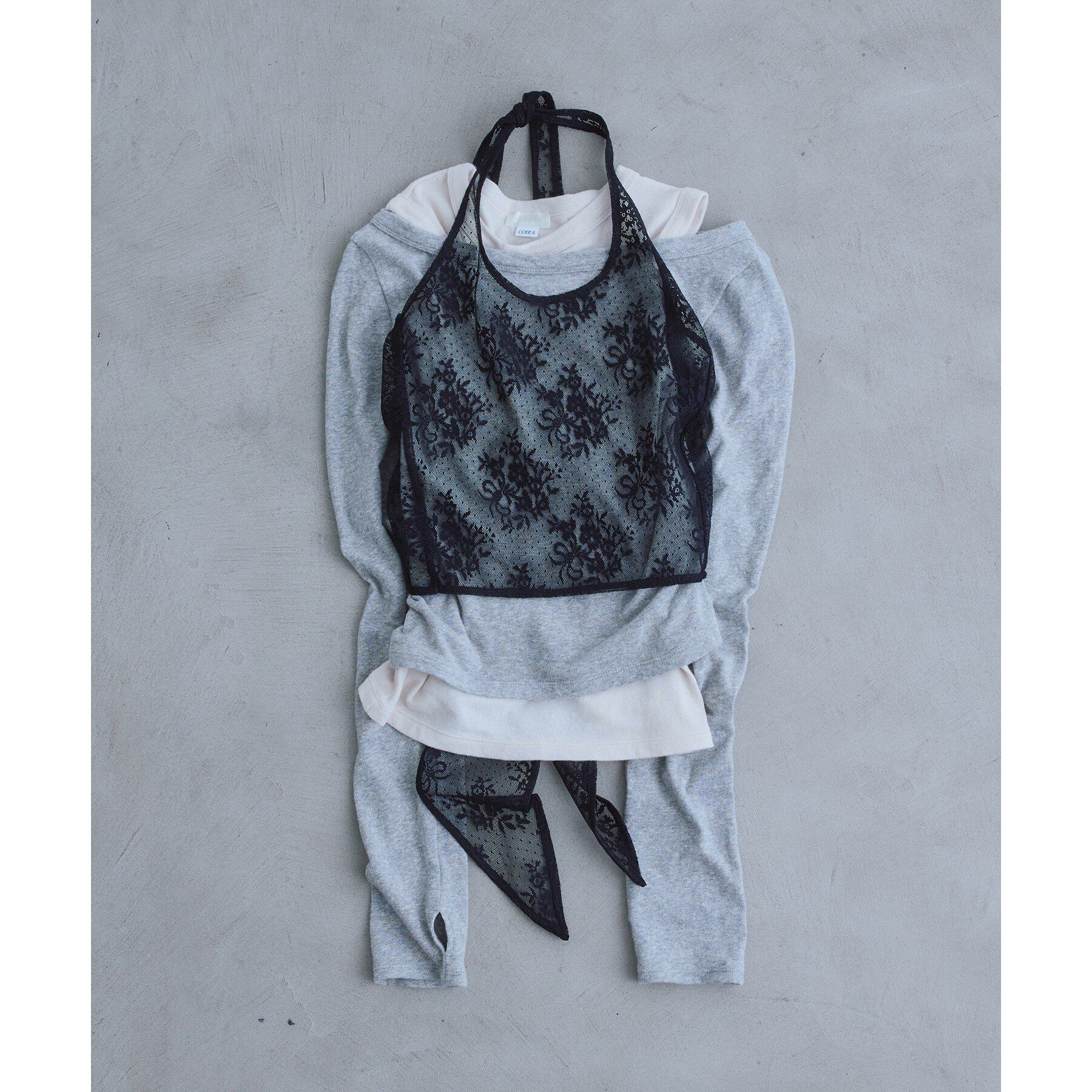 CODE A「UKI UKI＊CODE A｜layered jersey trio set」|その他|