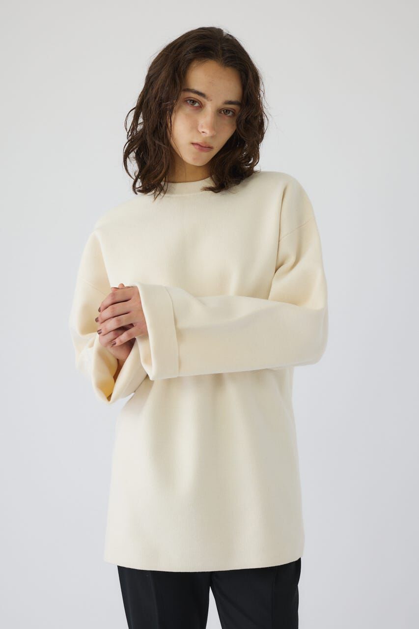 RIM.ARK 「Middle length box knit tops」|ニット・セーター|