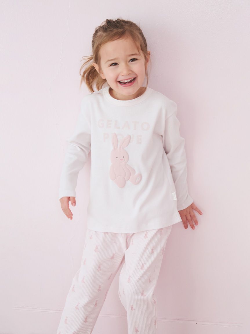GELATO PIQUE KIDS & BABY「【KIDS】ぬいぐるみ柄ロングパンツ」|ルームウェア|