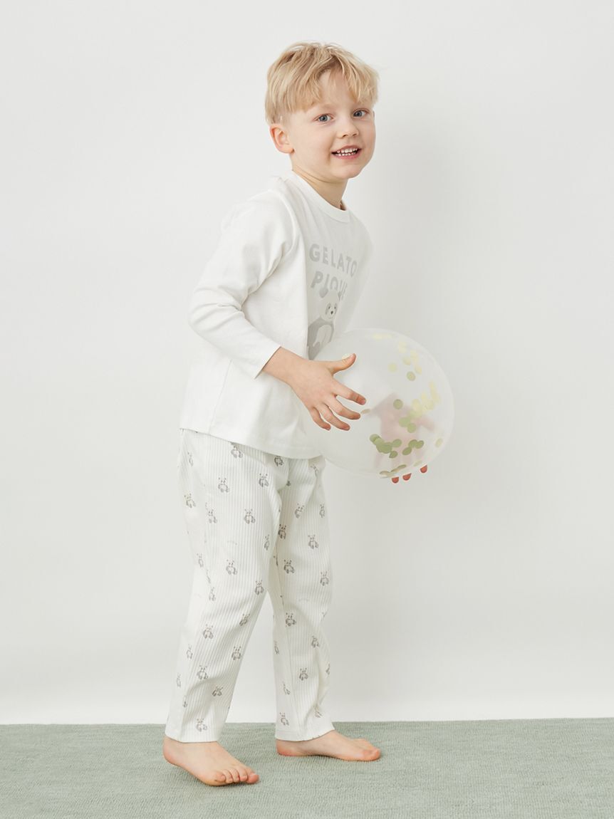 GELATO PIQUE KIDS & BABY「【KIDS】ぬいぐるみ柄ロングパンツ」|ルームウェア|